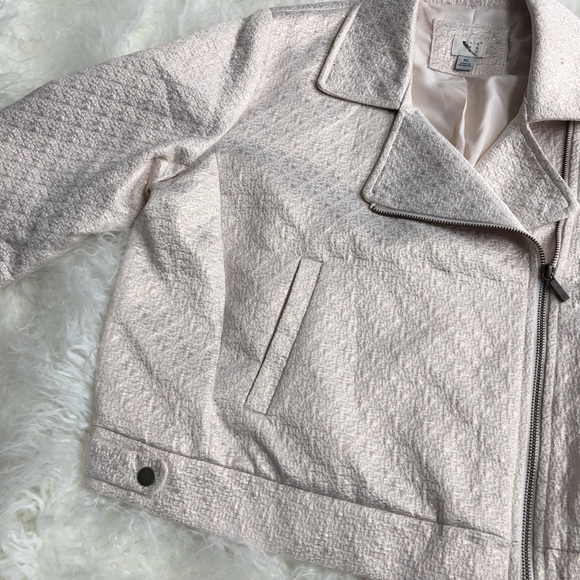 A New Day Gold Cream Moto Jacket New - Picture 6 of 9